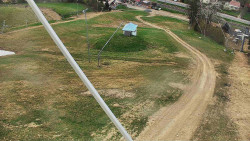 Spodní část sjezdovky skiareálu Karolinka