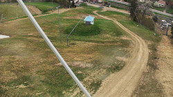 Spodní část sjezdovky skiareálu Karolinka