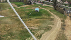 Spodní část sjezdovky skiareálu Karolinka