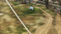 Spodní část sjezdovky skiareálu Karolinka