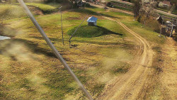 Spodní část sjezdovky skiareálu Karolinka