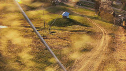 Spodní část sjezdovky skiareálu Karolinka