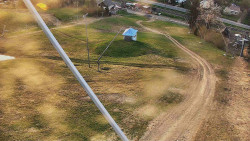 Spodní část sjezdovky skiareálu Karolinka