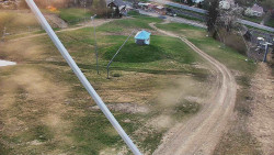 Spodní část sjezdovky skiareálu Karolinka