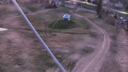 Spodní část sjezdovky skiareálu Karolinka