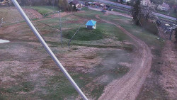 Spodní část sjezdovky skiareálu Karolinka