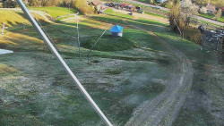 Spodní část sjezdovky skiareálu Karolinka