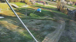 Spodní část sjezdovky skiareálu Karolinka