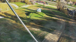 Spodní část sjezdovky skiareálu Karolinka