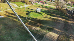 Spodní část sjezdovky skiareálu Karolinka