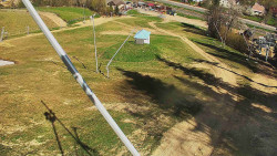 Spodní část sjezdovky skiareálu Karolinka