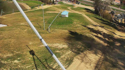 Spodní část sjezdovky skiareálu Karolinka