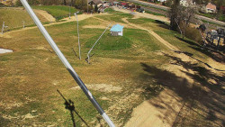 Spodní část sjezdovky skiareálu Karolinka