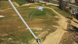 Spodní část sjezdovky skiareálu Karolinka