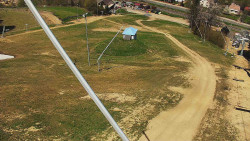 Spodní část sjezdovky skiareálu Karolinka