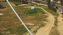 Spodní část sjezdovky skiareálu Karolinka