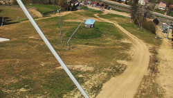 Spodní část sjezdovky skiareálu Karolinka