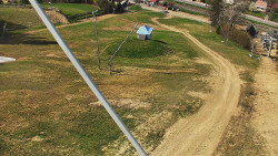 Spodní část sjezdovky skiareálu Karolinka