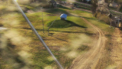 Spodní část sjezdovky skiareálu Karolinka