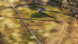 Spodní část sjezdovky skiareálu Karolinka