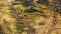 Spodní část sjezdovky skiareálu Karolinka