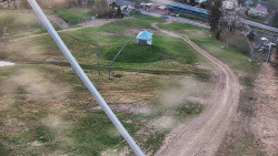 Spodní část sjezdovky skiareálu Karolinka