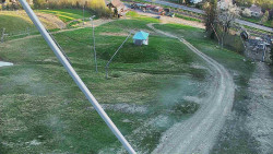 Spodní část sjezdovky skiareálu Karolinka