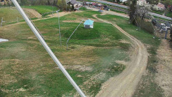 Spodní část sjezdovky skiareálu Karolinka