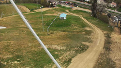 Spodní část sjezdovky skiareálu Karolinka