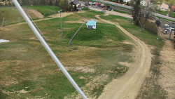 Spodní část sjezdovky skiareálu Karolinka