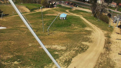 Spodní část sjezdovky skiareálu Karolinka