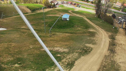 Spodní část sjezdovky skiareálu Karolinka