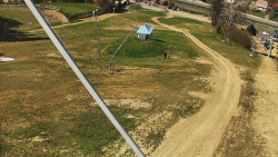 Spodní část sjezdovky skiareálu Karolinka