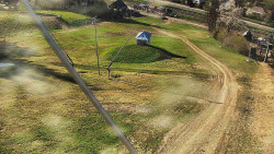 Spodní část sjezdovky skiareálu Karolinka