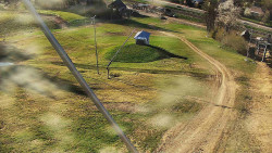 Spodní část sjezdovky skiareálu Karolinka