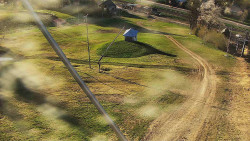 Spodní část sjezdovky skiareálu Karolinka