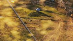 Spodní část sjezdovky skiareálu Karolinka