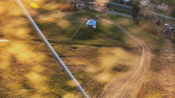 Spodní část sjezdovky skiareálu Karolinka