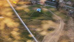 Spodní část sjezdovky skiareálu Karolinka