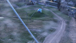 Spodní část sjezdovky skiareálu Karolinka