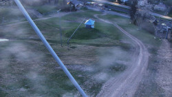 Spodní část sjezdovky skiareálu Karolinka