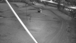 Spodní část sjezdovky skiareálu Karolinka