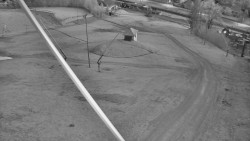 Spodní část sjezdovky skiareálu Karolinka