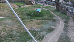 Spodní část sjezdovky skiareálu Karolinka