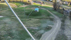 Spodní část sjezdovky skiareálu Karolinka