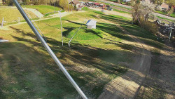 Spodní část sjezdovky skiareálu Karolinka