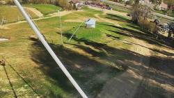 Spodní část sjezdovky skiareálu Karolinka