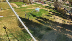 Spodní část sjezdovky skiareálu Karolinka