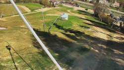 Spodní část sjezdovky skiareálu Karolinka