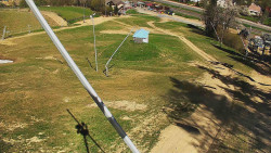 Spodní část sjezdovky skiareálu Karolinka